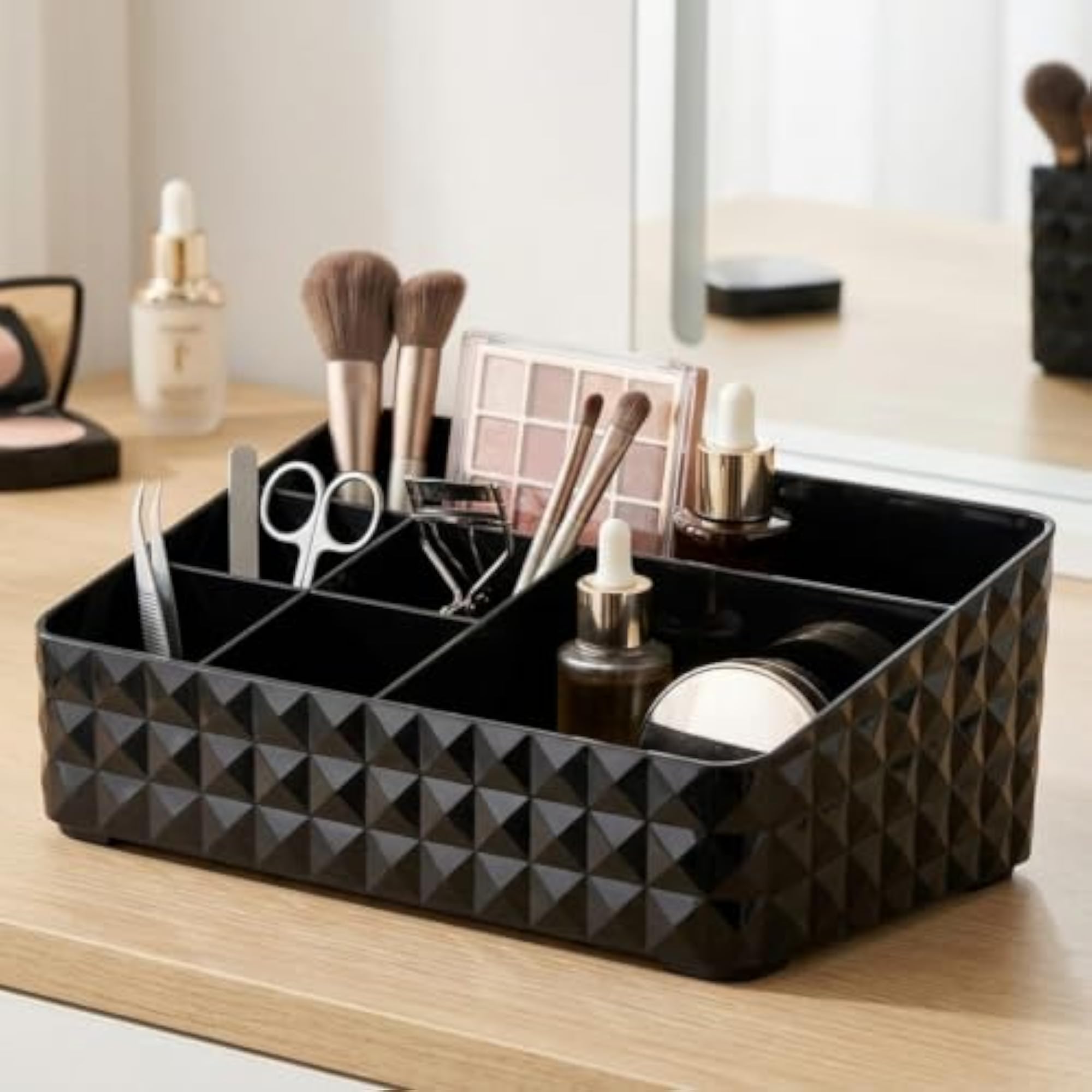 Acrylic Eyelash Tool Holder, Tabletop Storage Container